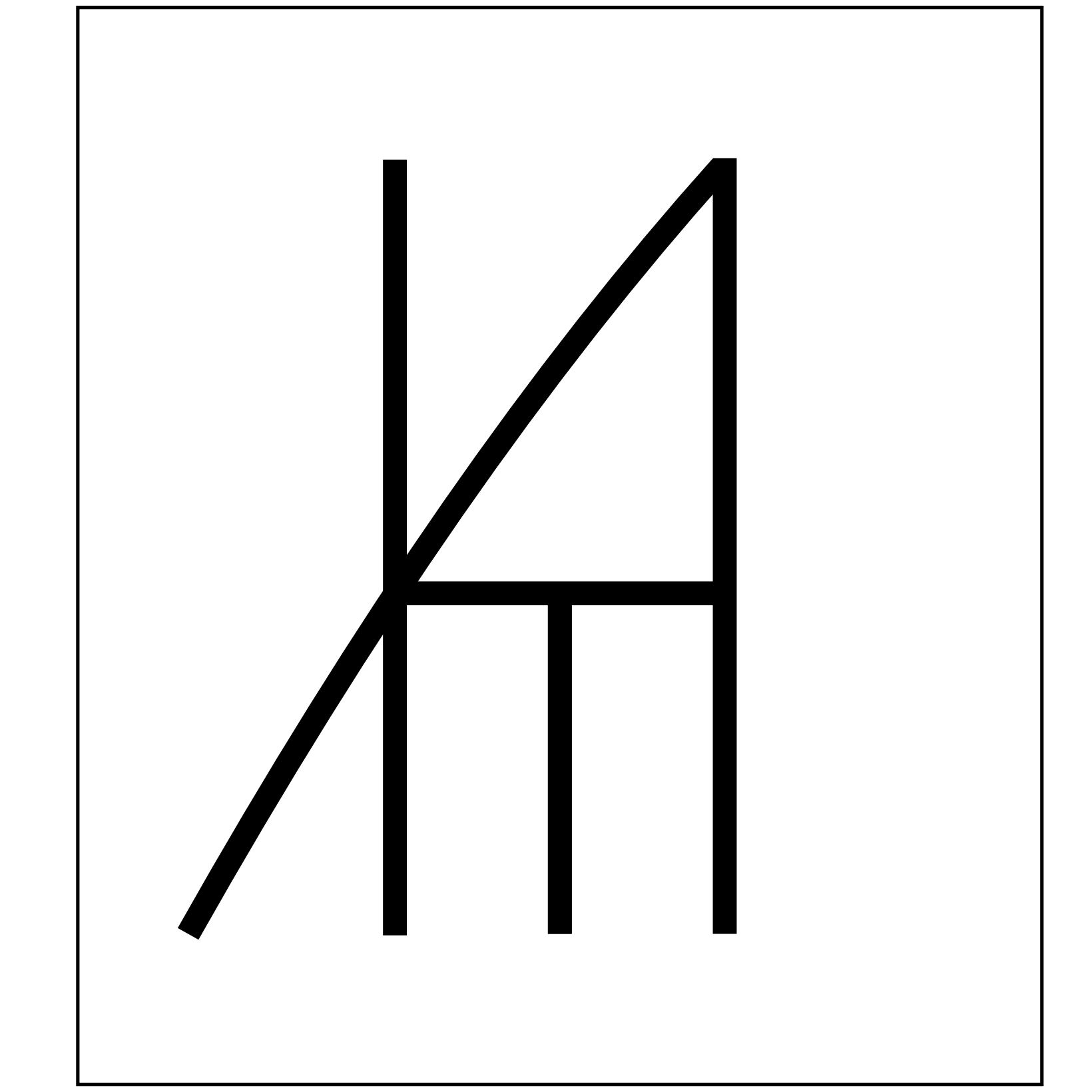 AP logo black on white